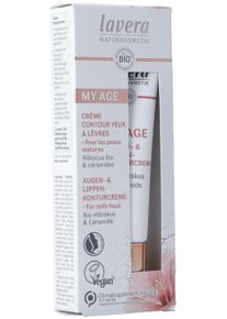 lavera My Age Augen- und Lippenkonturencreme für reife Haut (15 ml)