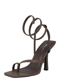 Nasty Gal Zehentrenner Damen Gr&ouml;&szlig;e 35.5 mokka