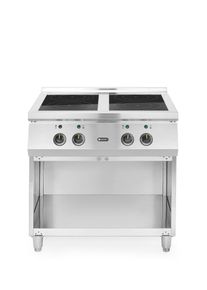 Hendi 4-flammiger Induktionsherd, 400V/17000W, 800x720x(H)854mm, Gastronomie-Bedarf