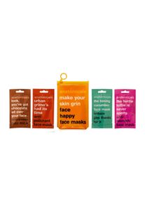 Anatomicals - Make Your Skin Grin - Face Happy Face Masks -- Gsichtsmasken-Set (ST078FH)