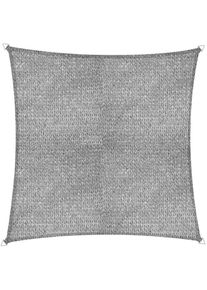 Windhager Segel ELBA Quadrat 3,6x3,6 m grau günstig