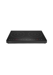 Hendi Black Line Induktionskocher doppelt 2000W+1500W, Gastronomie-Bedarf