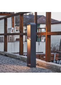 LINDBY Darko LED-Wegeleuchte aus Aluminium 80 cm