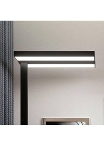 ARCCHIO LED-Stehlampe Logan Basic, schwarz, 6000 lm, dimmbar