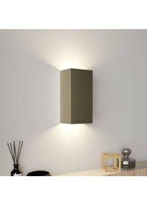 Quitani LED-Wandleuchte Mira, nickel matt, 7 cm