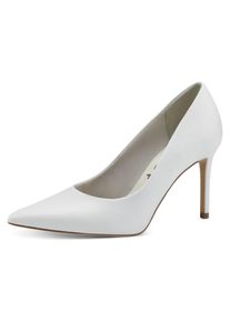 Tamaris High-Heel-Pumps, in spitzer Form weiß 37 Im femininen Look