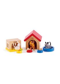 HAPE Puppenhausmöbel »Haustiere aus Holz für Puppenhaus«, (Set, 12 tlg.)