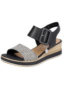 Remonte, Femmes Sandales, anthracite / noir / blanc