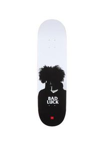 Chocolate Aikens Bad Luck 8.5" Skateboard Deck white black