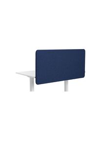 Cloison acoustique de table Softline Salsa, suspendue, hauteur 650 mm, textile, largeur 800 mm, bleu