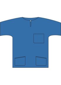 BARRIER Scrub Suit Shirt M blau, 48 St&uuml;ck