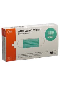 WERO SWISS Protect Maske Typ IIR mint (20 Stück)