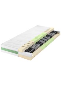 Schlaraffia Taschenfederkernmatratze »Highway 220 TFK ComFEEL™ plus«, 22 cm cm hoch, (1 St.) weiß oekotex