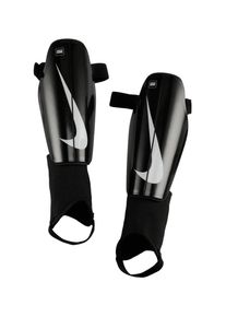 Nike Schienbeinschoner 'Charge' Herren Gr&ouml;&szlig;e XL schwarz / silber / wei&szlig;