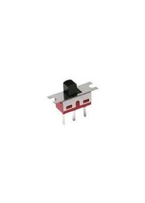 C&K Slide Switch 3 Position SPDT Latched 6A 28VDC Solder Terminal THT Straight - 1101M2S3CQE2