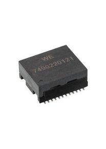 W&Uuml;RTH ELEKTRONIK W&uuml;rth Elektronik LAN-Transformator, SMD, 1:1, 600mA, 350uH - 7490220121
