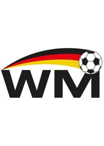 Wall-Art Wandtattoo »Wandaufkleber WM Fussball«, (1 St.)