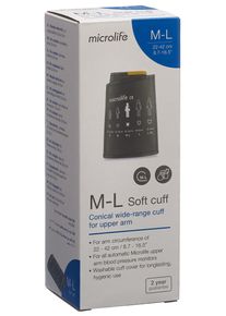 Microlife Soft-Manschette Oberarm M-L 22-42cm anthrazit (1 Stück)