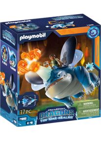 Playmobil® Konstruktions-Spielset »Dragons: The Nine Realms - Plowhorn & D'Angelo (71082)«, (17 St.)