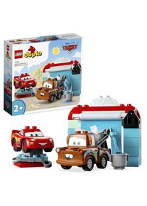 Lego® Konstruktionsspielsteine »Lightning McQueen und Mater in der Waschanlage (10996), Lego® DUPLO«, (29 St.)