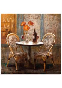 Artland Wandbild »Triff mich im Cafe I«, Restaurant & Cafés, (1 St.)