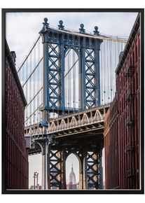 Wall-Art Poster »Brooklyn Bridge«, Brücken, (1 St.)
