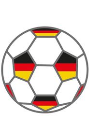 Wall-Art Wandtattoo »Fussball + Deutschland Fahnen«, (1 St.)