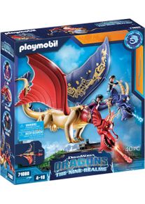Playmobil® Konstruktions-Spielset »Dragons: The Nine Realms - Wu & Wei mit Jun (71080)«, (40 St.)