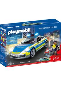 Playmobil® Konstruktions-Spielset »Porsche 911 Carrera 4S Polizei (70067), City Action«, (36 St.)