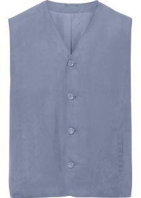 Herren Velours-Weste taubenblau