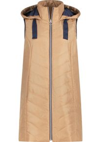 Damen Longweste camel