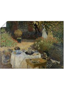 Artland Wandbild »Im Garten Claude Monets in Argenteuil«, Garten, (1 St.)