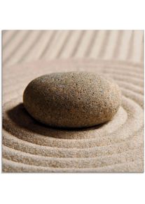 Artland Glasbild »Mini Zen Garten - Sand«, Zen, (1 St.)
