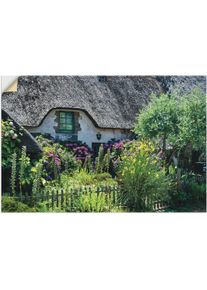 Artland Wandfolie »Altes Landhaus im Norden Frankreichs«, Gartenbilder, (1 St.)