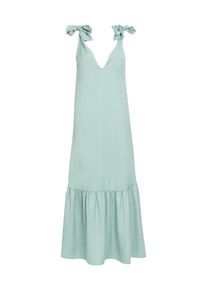 Influencer Sommerkleid Damen Gr&ouml;&szlig;e 38 aqua Winterkleid