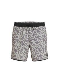 O`Neill O'NEILL, Hommes Boardshorts 'Og Scallop', gris foncé / vert pastel / noir