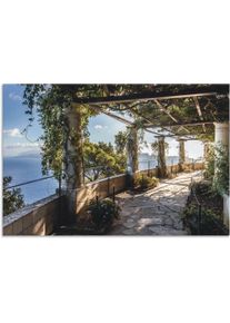 Artland Wandbild »Garten der Villa San Michele auf Capri«, Gebäude, (1 St.)