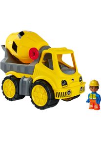 BIG Spielzeug-Betonmischer »Power-Worker Zementmischer+ Figur«
