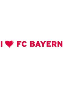 Wall-Art Wandtattoo »I LOVE FC BAYERN«, (1 St.)