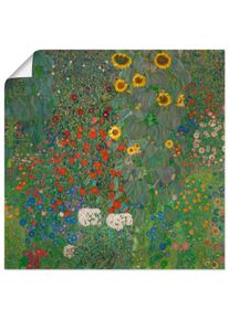 Artland Wandbild »Garten mit Sonnenblumen«, Blumenwiese, (1 St.)