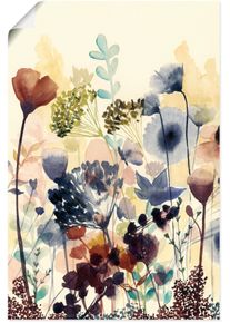 Artland Wandbild »Sonnengetrocknete Blüten I«, Blumenwiese, (1 St.)
