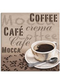 Artland Wandbild »Mocca - Kaffee«, Getränke, (1 St.)