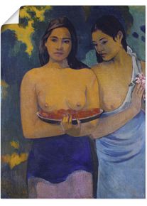 Artland Wandbild »Zwei Frauen von Tahiti. 1899«, Frau, (1 St.)