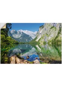 Artland Wandbild »Obersee Berchtesgadener Land in Bayern«, Berge & Alpenbilder, (1 St.)