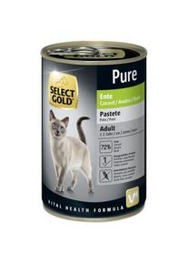SELECT GOLD Pure Adult Paté Ente 12x400 g