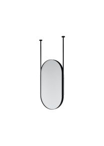 Bernstein Hängespiegel ARCTIC oval - 60 x 100 cm - höhenverstellbarer Decken-Spiegel