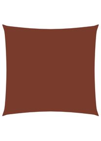 vidaXL Sonnensegel Oxford-Gewebe Quadratisch 5x5 m Terrakotta-Rot