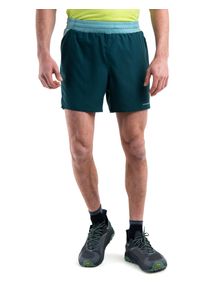 Icebreaker 125 ZoneKnit™ Merino Blend Speed 6" Shorts - Mann - Fathom Green/cloud Ray - Größe M