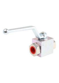 realspace Pro RS PRO Manuelles Kugelventil Stahl 2/2 400bar G3/4" Griff - 2975861
