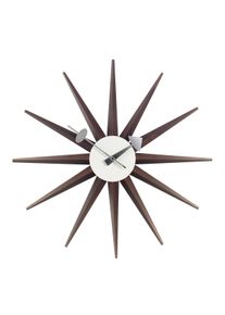 Vitra - Sunburst Clock, Nussbaum